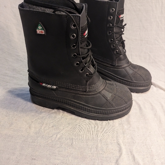 Baffin Black Men's Boots steel toe - Picture 14 of 15